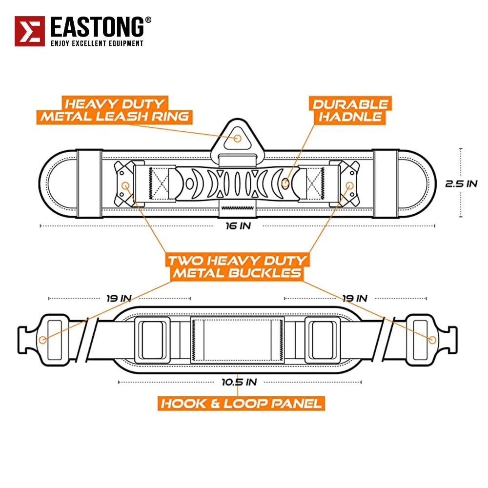 Reflective Nylon Tactical Dog Collar Classic Military Training with 2 Heavy Duty Metal Buckle Handle for Large  Dog Collar